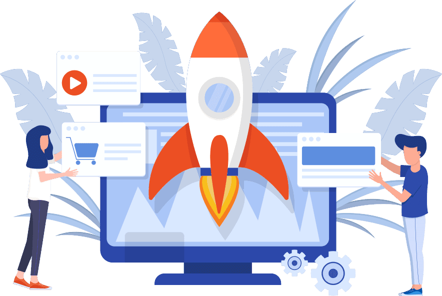 Digital marketing strategy concept